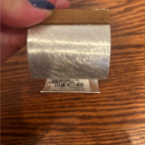 NWT women’s gold and suede cuff bracelet - Picture 3 of 3